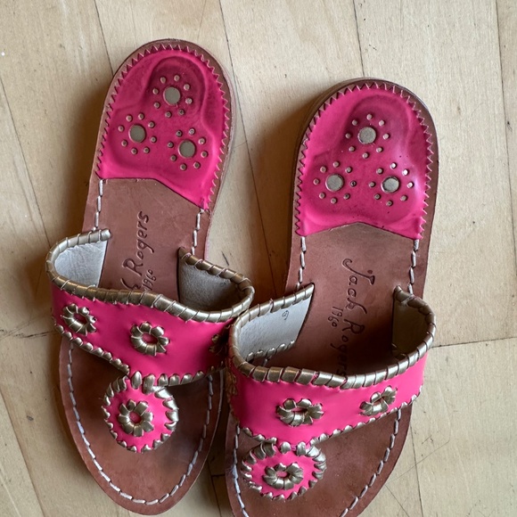 Jack Rogers Nantucket salmon thong sandal, 6, GD1117 - Picture 3 of 3